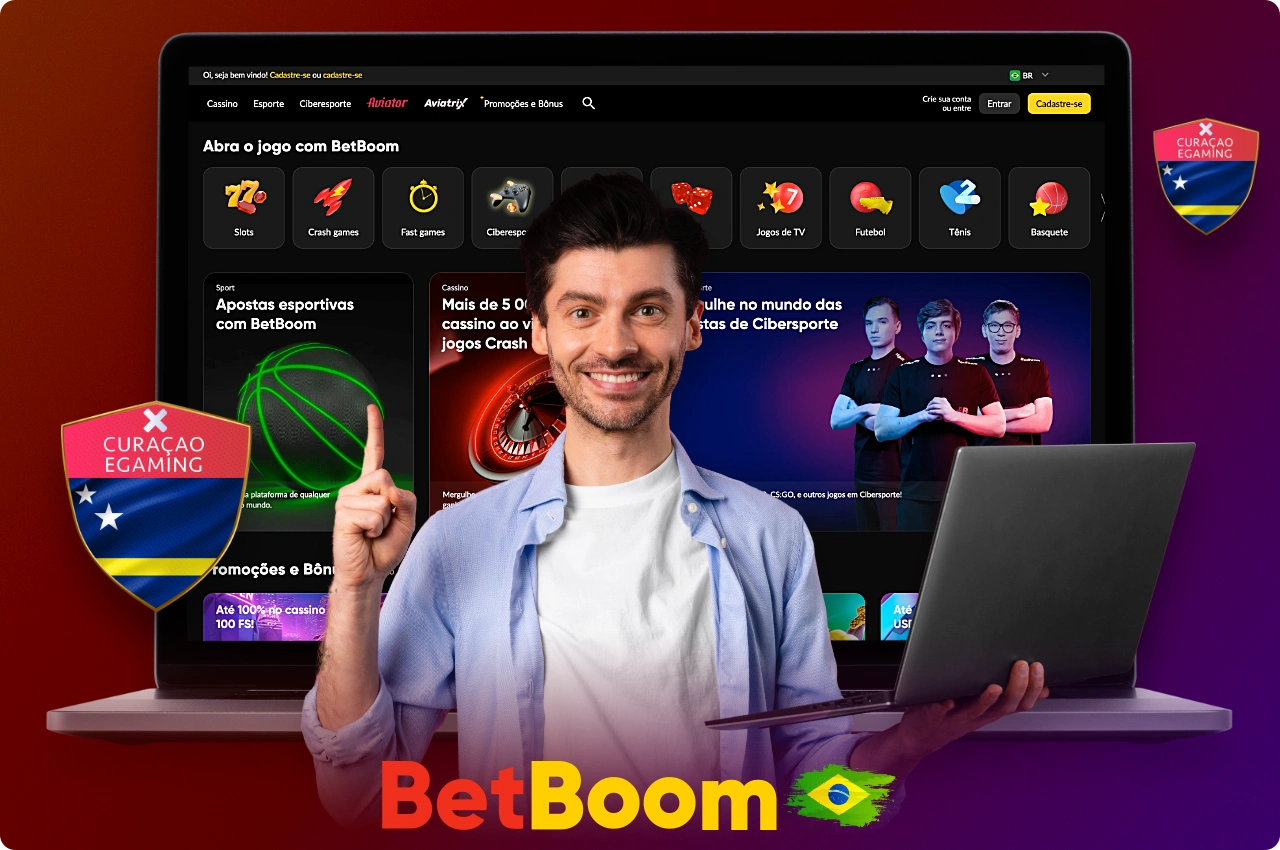 O site oficial BetBoom tem uma licença especial, tem seu próprio aplicativo, dá a seus clientes vários bônus e muito mais