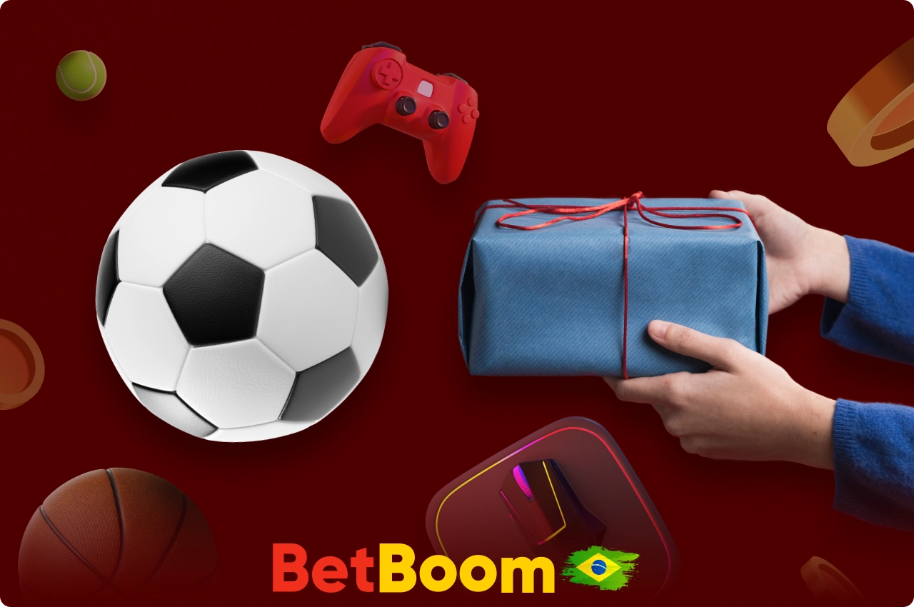 O bônus de boas-vindas em esportes e ciberesportes é para novos usuários do Betboom Brasil