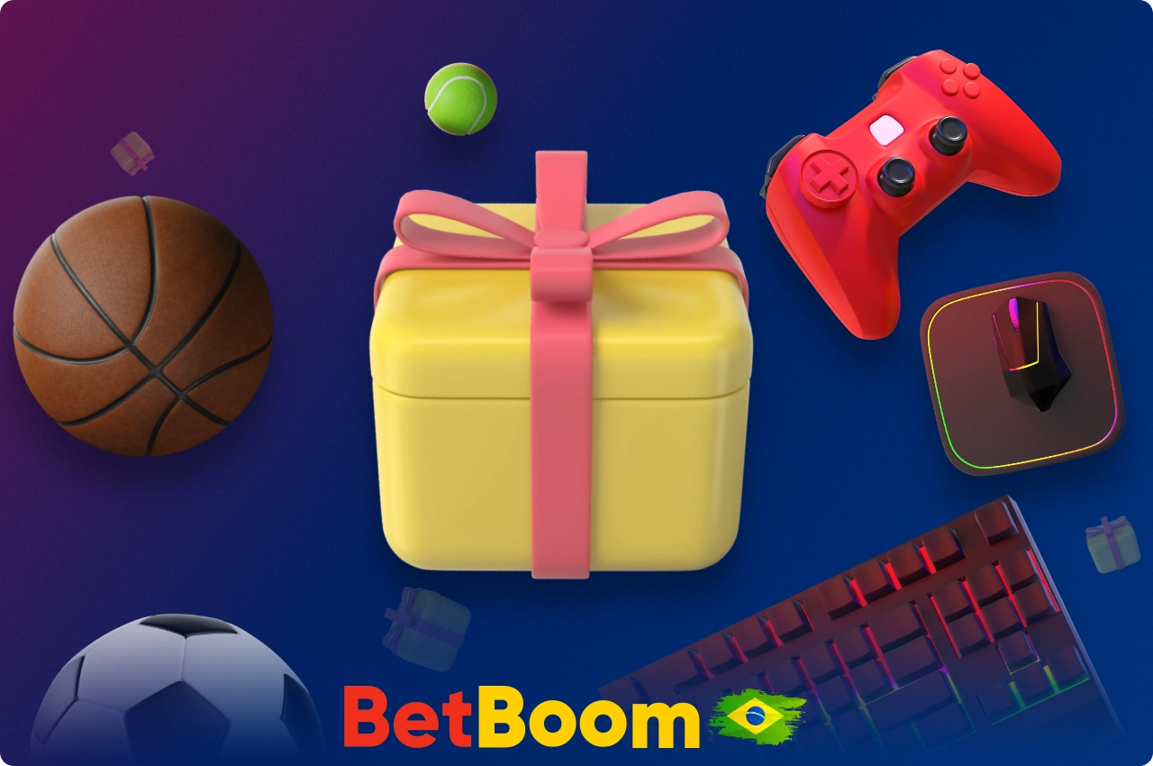 O bônus de boas-vindas da BetBoom para apostas esportivas e ciberesportivas permite que você receba bônus após fazer um depósito